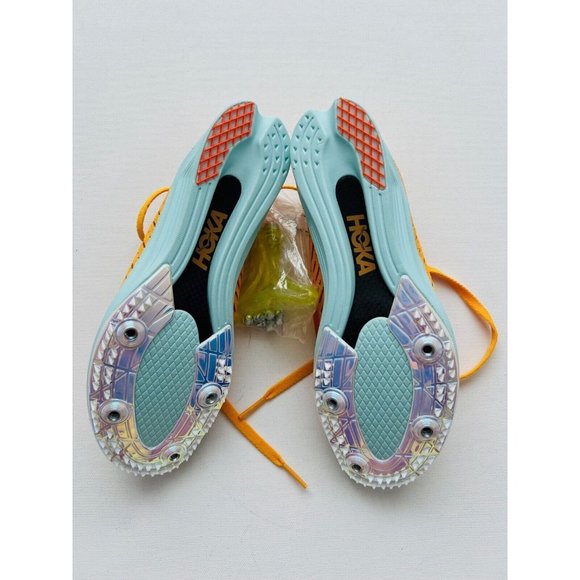 Hoka U Cielo X LD Spike Sneaker Shoes Unisex Orange - Picture 3 of 3